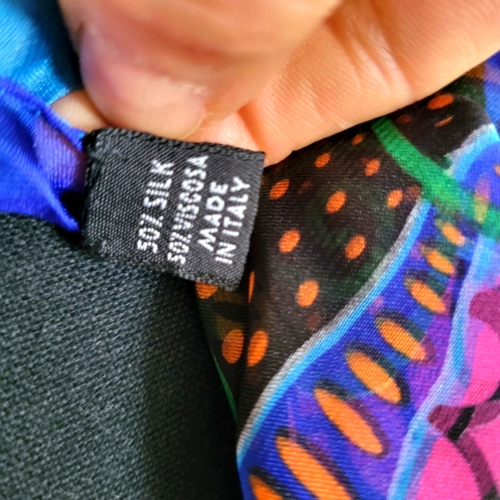 Vibrant Multicolor Scarf/Wrap FINAL PRICE - Picture 7 of 10
